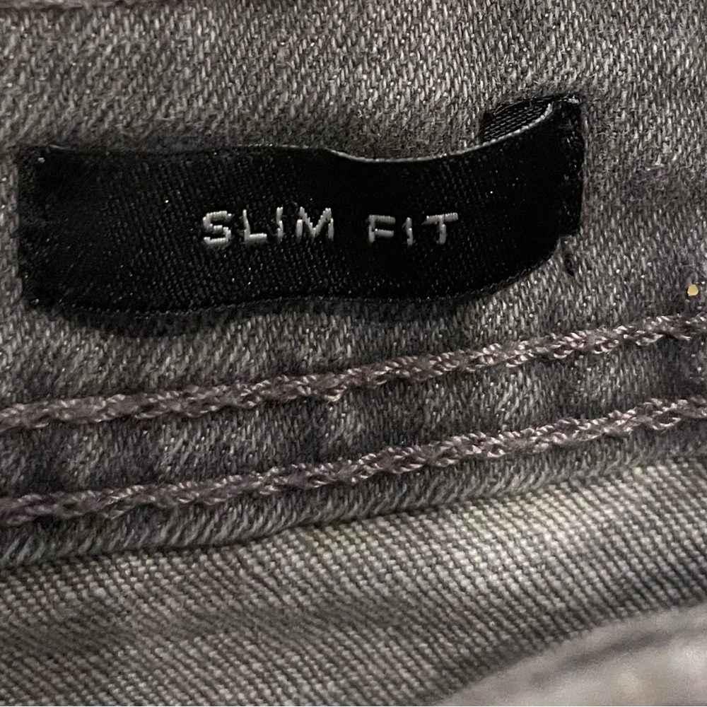 Kenneth Cole Distressed Black Jeans - Picture 5 of 6